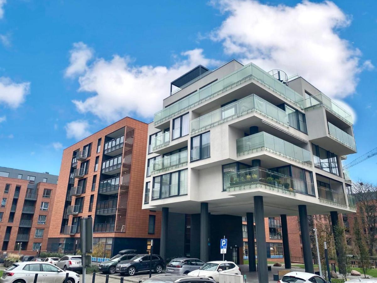 Apartament W Sercu Gdanska Z Parkingiem Podziemnym Exterior photo