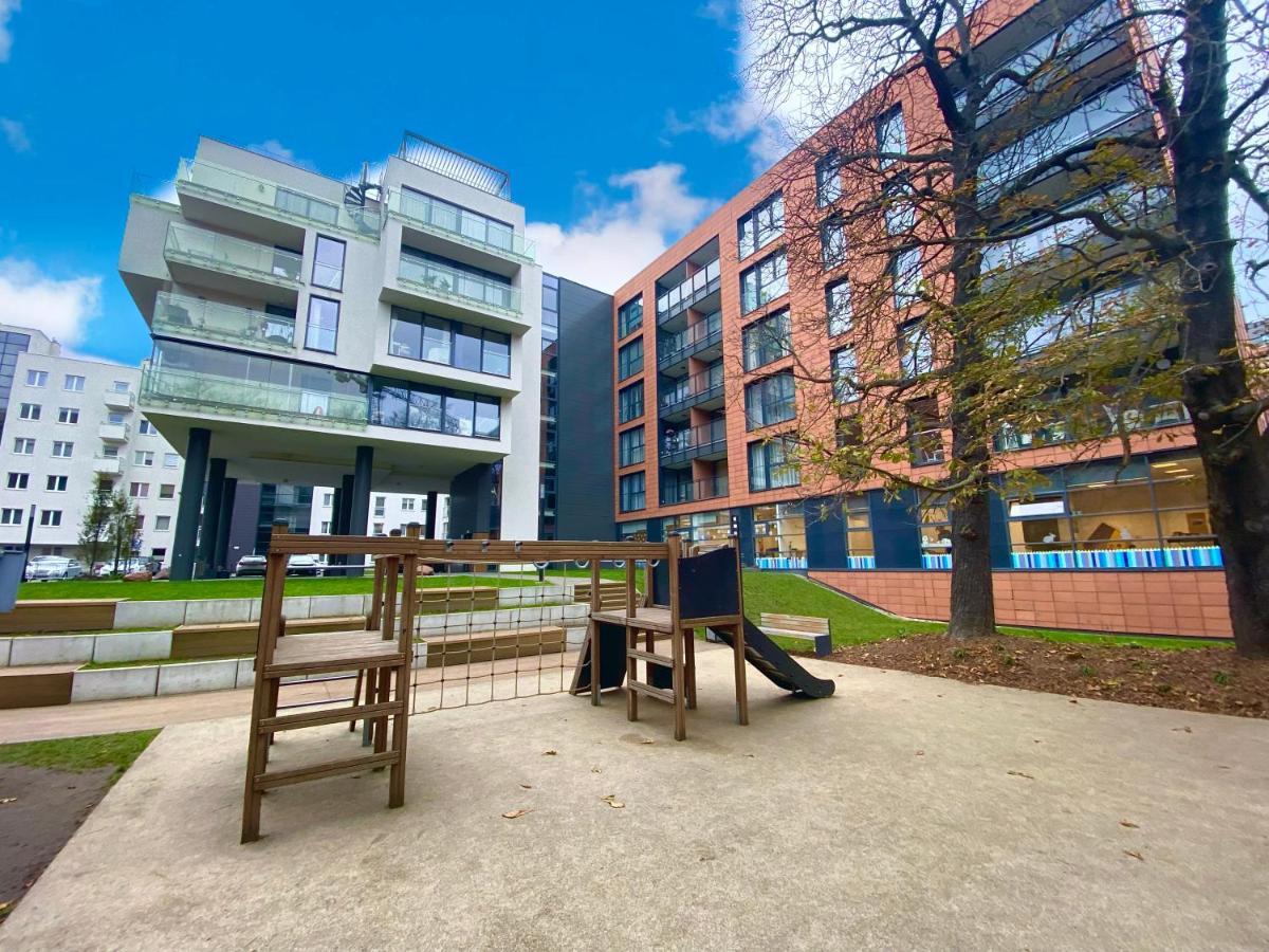 Apartament W Sercu Gdanska Z Parkingiem Podziemnym Exterior photo